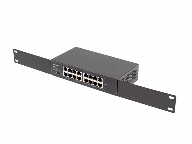 SWITCH LANBERG RSGE-16 16X 1GB GIGABIT ETHERNET UNMANAGED RACK 10"/19"