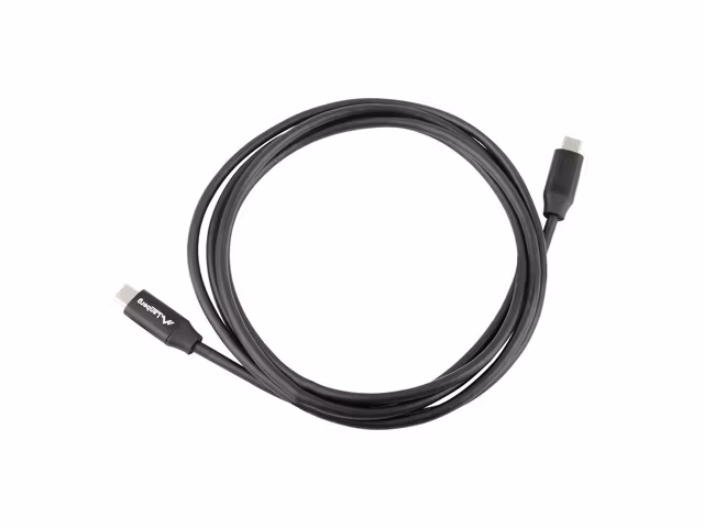 USB-C M/M 2.0 KABEL 1M SNABBLADDNING 4.0 SVART LANBERG