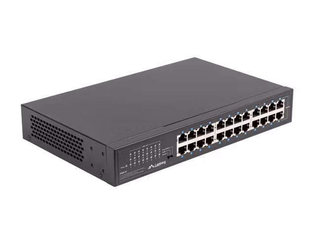 SWITCH LANBERG RSGE-24 24X 1GB UNMANAGED GIGABIT ETHERNET RACK 19"
