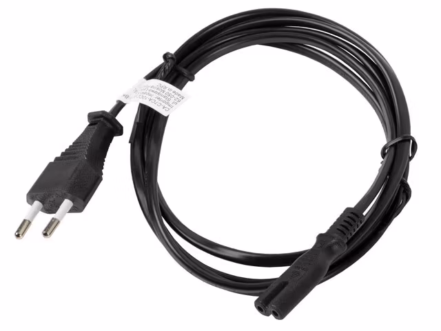 undefinedCEE 7/16->IEC 320 C7 EURO (RADIO) NÄTSLADD 3M SVART LANBERGundefined