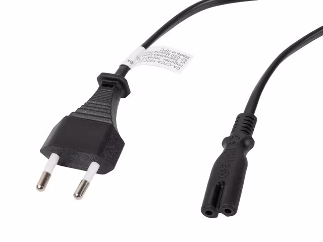 undefinedCEE 7/16->IEC 320 C7 EURO (RADIO) NÄTSLADD 3M SVART LANBERGundefined