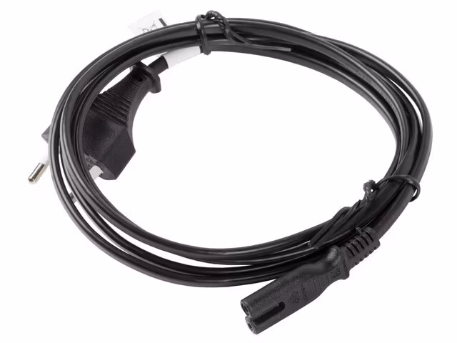 undefinedCEE 7/16->IEC 320 C7 EURO (RADIO) NÄTSLADD 3M VDE SVART LANBERGundefined