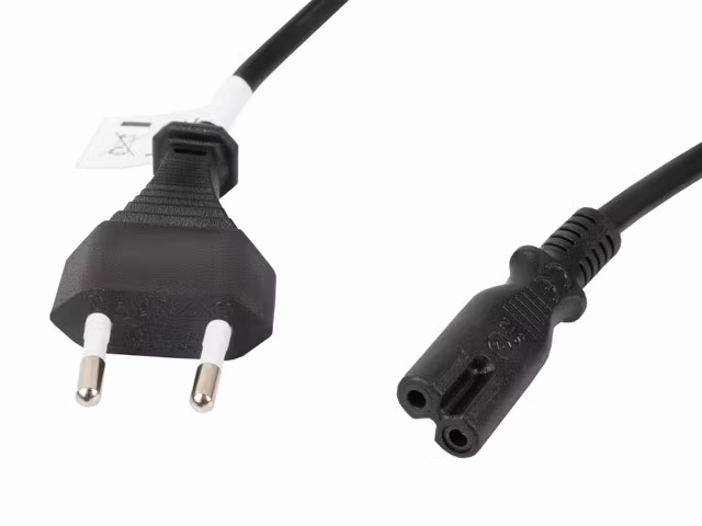 undefinedCEE 7/16->IEC 320 C7 EURO (RADIO) NÄTSLADD 3M VDE SVART LANBERGundefined