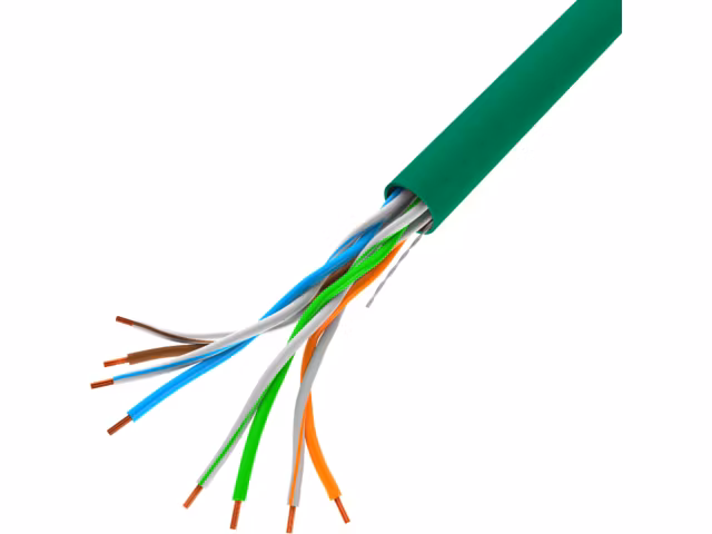 LAN-KABEL CAT.5E UTP 305M SOLID CU GRÖN FLUKE LANBERG
