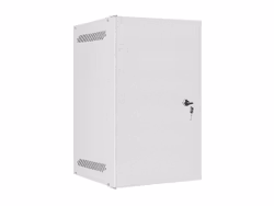 RACKSKÅP 10" VÄGGMONTERAT 9U/280X310 FÖR SJÄLVMONTERING MED METALLDÖRR GRÅ LANBERG (FLAT PACK)