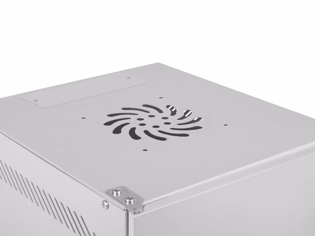 RACKSKÅP 10" VÄGGMONTERAT 9U/280X310 FÖR SJÄLVMONTERING MED METALLDÖRR GRÅ LANBERG (FLAT PACK)