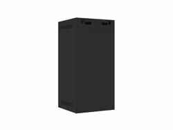 RACKSKÅP 10" VÄGGMONTERAT 12U/280X310 FÖR SJÄLVMONTERING MED METALLDÖRR SVART LANBERG (FLAT PACK)