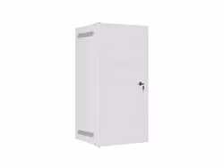 RACKSKÅP 10" VÄGGMONTERAT 12U/280X310 FÖR SJÄLVMONTERING MED METALLDÖRR GRÅ LANBERG (FLAT PACK)