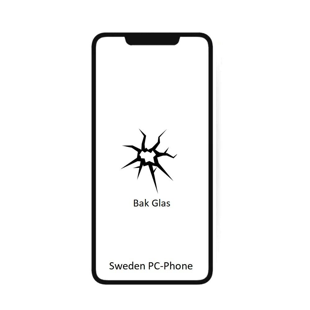 iPhone 12 PRO MAX Bak Glasbyte