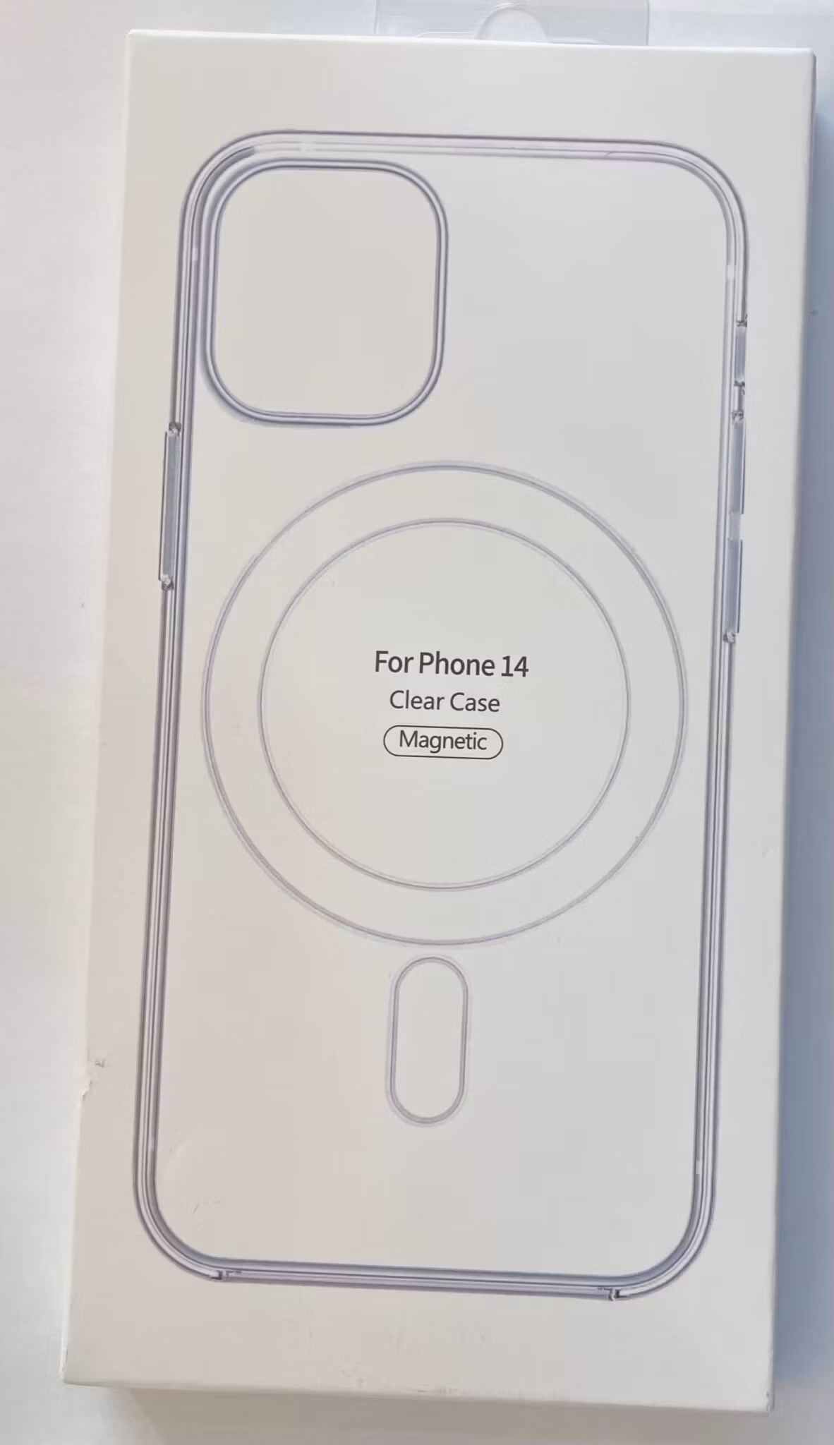 iPhone 15 magnetic clear case