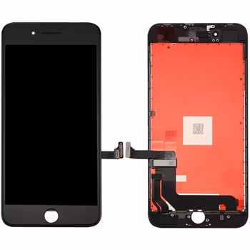 iPhone 8 Plus Glas LCD Display Skärm svart