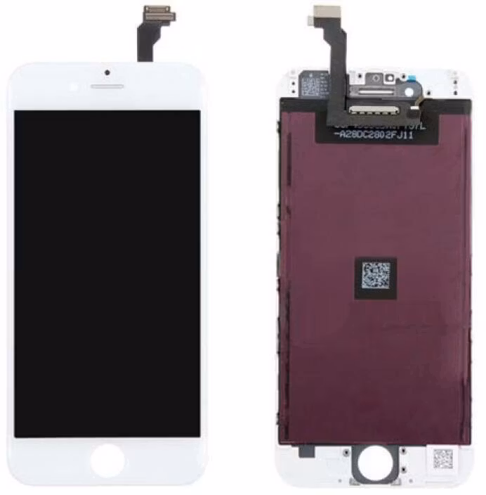 iPhone 6 Glas LCD Display Skärm vit