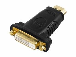Adapter HDMI ha till DVI-D ho Svart