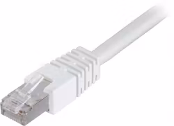 DELTACO U/UTP Cat5e patchkabel, 3m, 100MHz, Delta-certifierad, vit