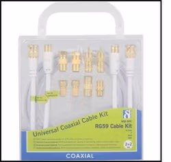 DELTACO universal coaxial kable kit