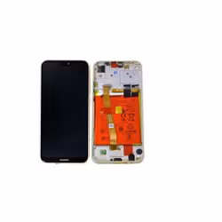 Original Huawei P20 Lite Skärm med Ram och Batteri Svart