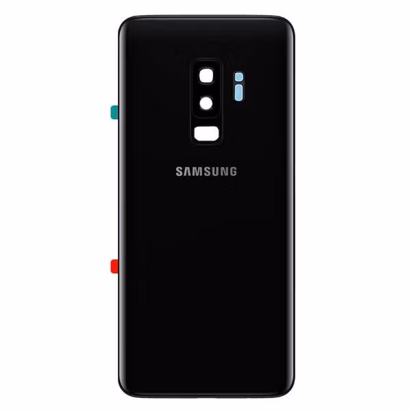 Samsung Galaxy S9 Plus G965f Bak Glas batterilucka svart