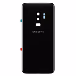Samsung Galaxy S9 Plus G965f Bak Glas batterilucka svart