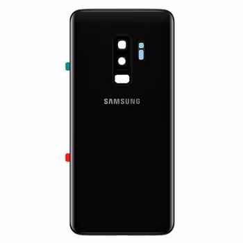 Samsung Galaxy S9 Plus G965f Bak Glas batterilucka svart