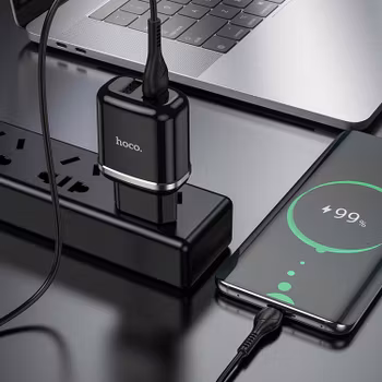 HOCO N4 Laddare dual USB 2.4 Output Svart