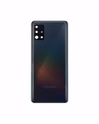 Samsung Galaxy A71 A715f Bak Glas batterilucka svart