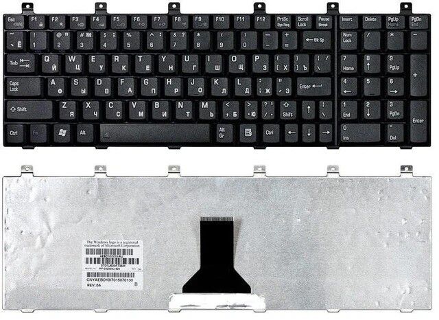 Begagbad Toshiba Satellite M60 M65 P100 p105 Tangentbord Nordic layout