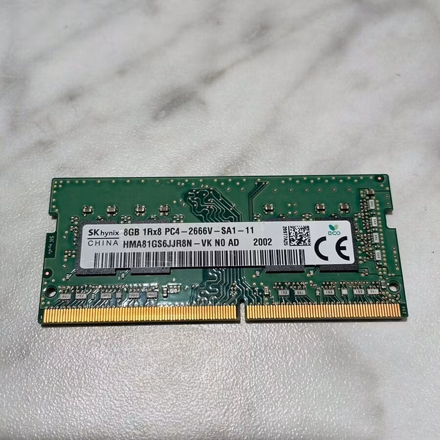 SK hynix 8GB DDR4 RAM SO-DIMM PC4-2666V-SA1-11 1Rx8 2666MHz