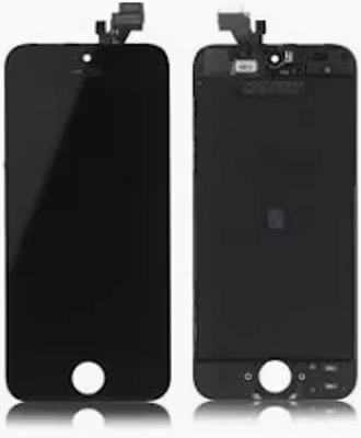 iPhone 5 Display Glas med LCD - Svart