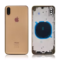 iPhone XS Max bak utan små delar HQ Guld