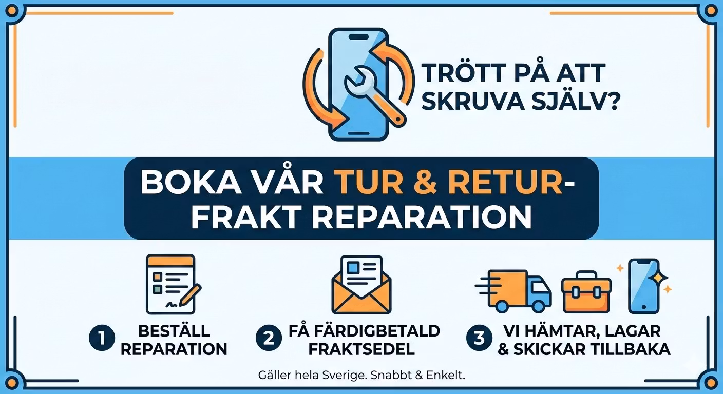 iPhone 15 Pro Skärmbyte – Prisvärt LCD/In-Cell Alternativ