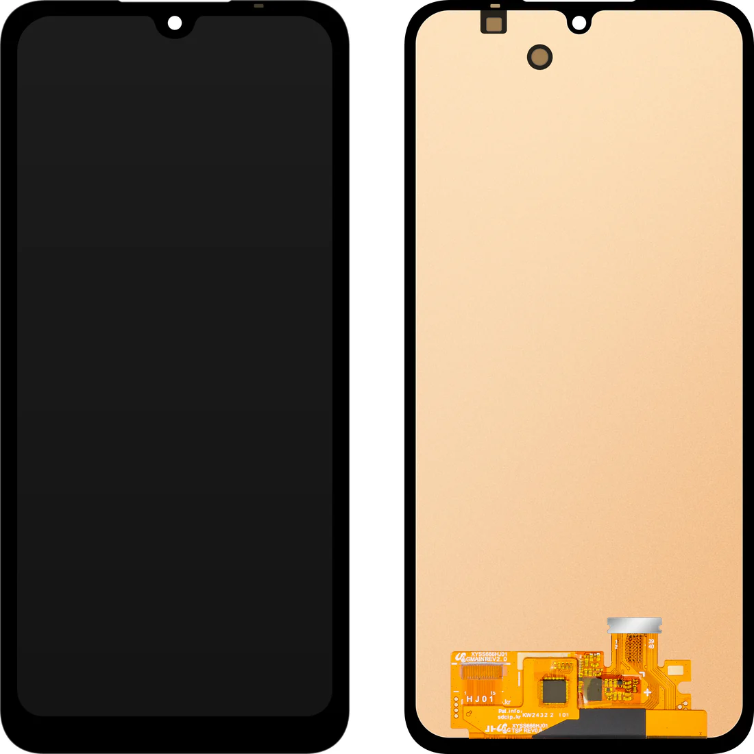 Samsung A15 A156B LCD Skärm utan Ram