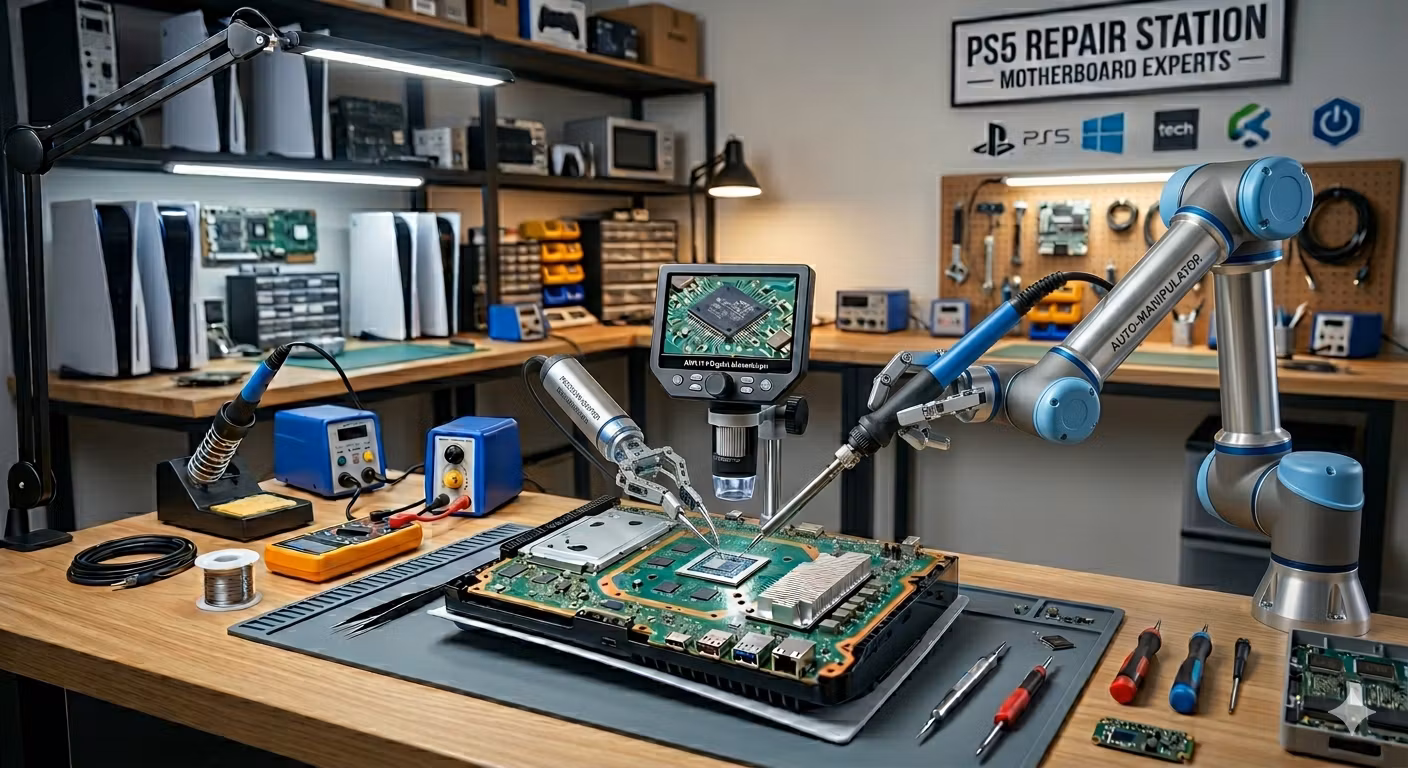 Laga PS5 Moderkort i Malmö | Professionell Elektronikservice