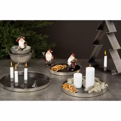 Magnetiska Kronljushållare, 4-pack, Cloudy Rusty