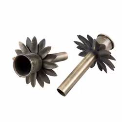 Ljushållare för kronljus  Antik mässing 2-pack