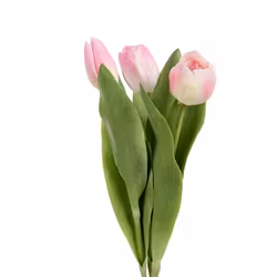 Konstgjord Tulpan 3-pack rosa