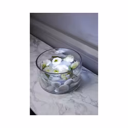 Vattentät dekorationspuck med LED-ljus