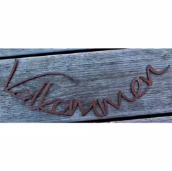 Böjbar Välkommenskylt