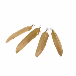 Fjädrar Hänge Guld (Frakt 10.00)