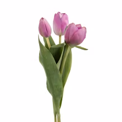 Konstgjord Tulpan 3-pack Lila