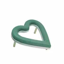 Oasis Hjärta Ecobase Öppet med stöd 38cm