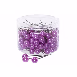 Pärlnål Lila 15mm 5-pack