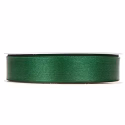 Band Satin dubbelsidig Grön 25mm