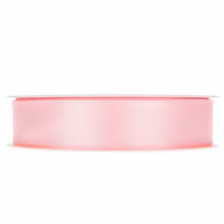 Band Satin dubbelsidig Rosa 25mm