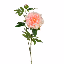 Konstgjord Pion 60 cm Rosa