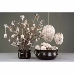 Ägg Fjäder Sicksack 12-pack