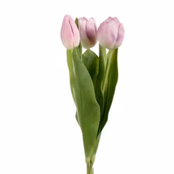 Konstgjord Tulpan 3-pack ljus Lila