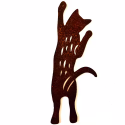 Klättrande Katt, skylt till armeringsnät