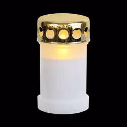 Batteridrivet LED gravljus vitt