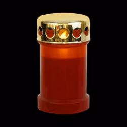 Batteridrivet LED gravljus rött