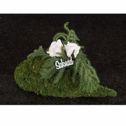 Ros creme 5cm vattenfast 2-pack